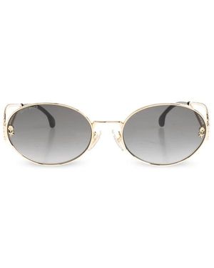 Etro Ovale Sonnenbrille - Grau