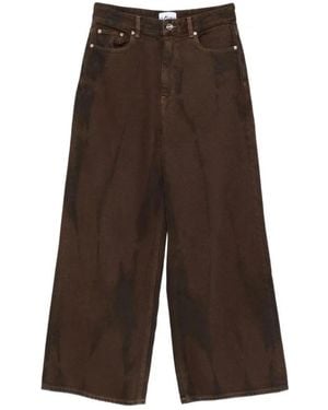 Ganni Wide Jeans - Brown