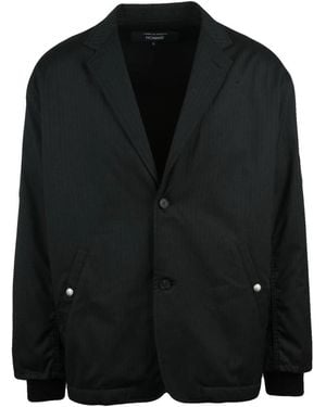 Comme des Garçons Jassen ,Zwart ,Wol Giubbotto A Giacca