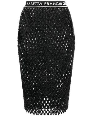 Elisabetta Franchi Pencil Skirts - Black