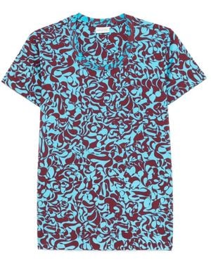 Dries Van Noten T-Shirts - Blue