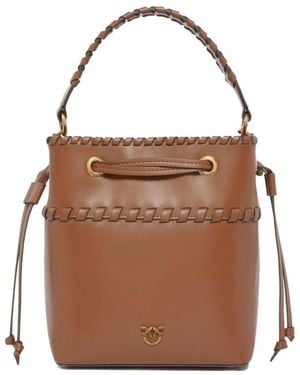Pinko Bucket Bags - Marrone
