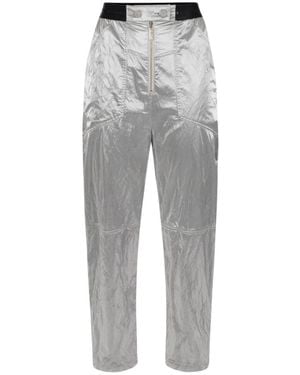 Elisabetta Franchi Slim-Fit Trousers - Grey
