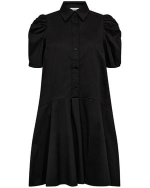 co'couture Poppycc Hemdkleid Schwarz A-Linie