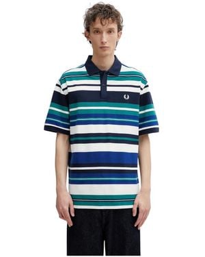 Fred Perry Polo Hemden - Blauw