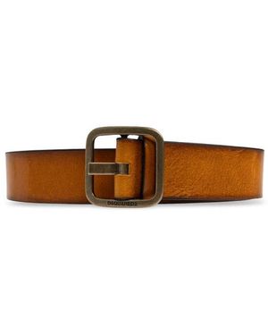 DSquared² Leren Riem - Bruin