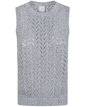 Eleventy Sleeveless Knitwear - Gray