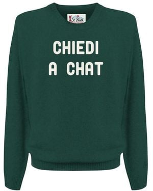 MC2 Saint Barth Round-Neck Knitwear - Vert