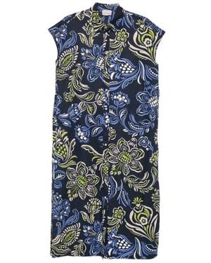 Marella Shirt Dresses - Blue