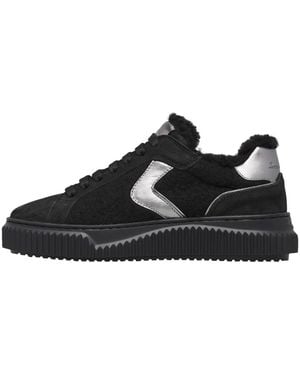 Voile Blanche Lipari Fell-Sneaker - Schwarz