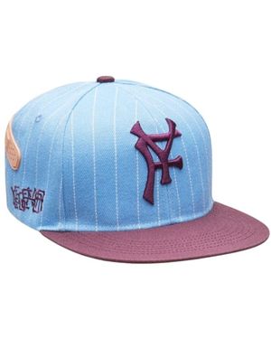 PDF Pinstripe Cap - Blau