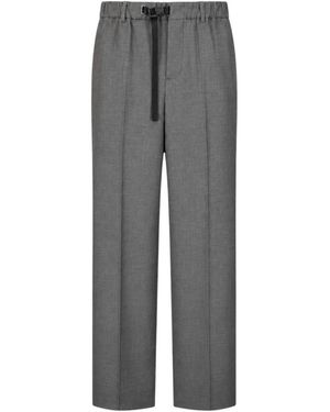 White Sand Wide Trousers - Gris