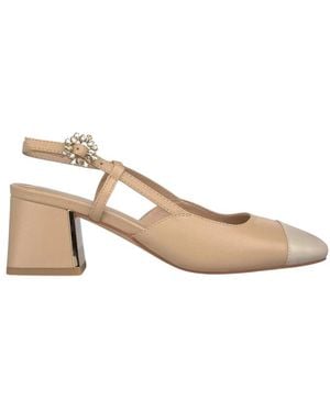 Alma En Pena. Court Shoes - Natural