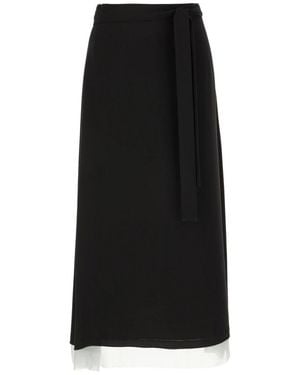 Fendi Stilvolle Gonne Für Einen Trendigen Look - Schwarz
