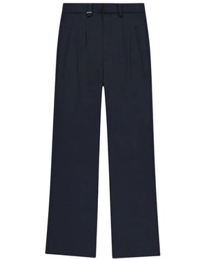 flâneur Broeken ,Blauw ,Katoen Casual Fit Katoen Pantalon