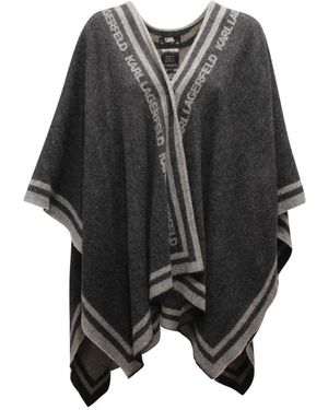 KARL LAGERFELD Ponchos - Black