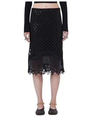 Sportmax Rokken ,Zwart ,Midi Skirts
