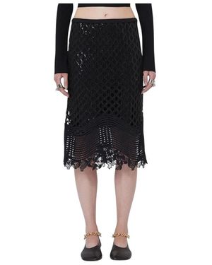 Sportmax Rokken ,Zwart ,Midi Skirts