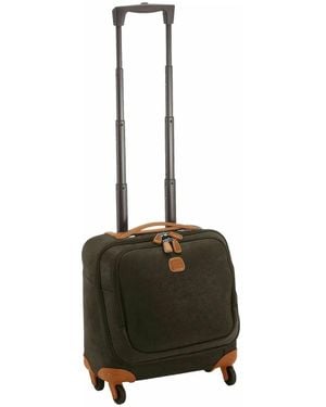 Bric's Life 4-Rollen Mobiles Office Mit Laptopfach 43 Cm - Schwarz