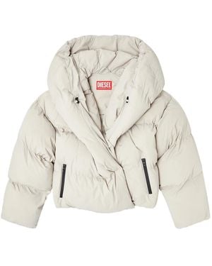 DIESEL Winter Jackets - Natural