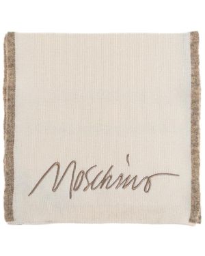 Moschino Winter Scarves - Natural