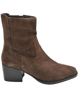 Janet & Janet Schoenen ,Bruin ,Leer J-1161 Enkellaars