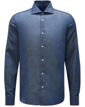 Fedeli Casual Shirts - Blue