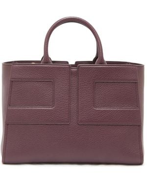 Elisabetta Franchi Large Tote Bag - Paars