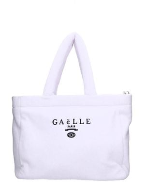 Gaelle Paris Shopping Bags - White