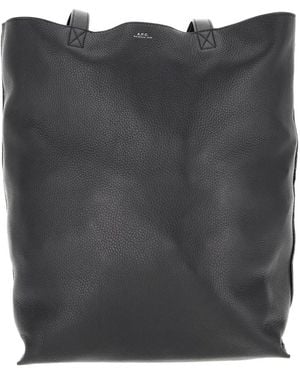 A.P.C. Tote Bags - Black