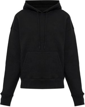 Ami Paris Hoodies & Sweatvesten ,Zwart ,Katoen Katoenen Hoodie