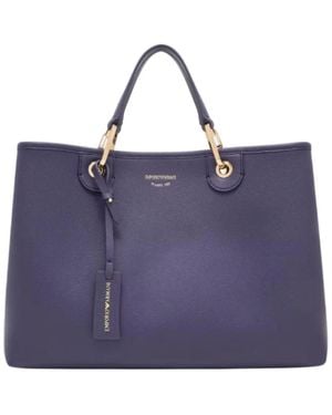 Emporio Armani Tote Bags - Purple