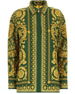 Versace Silk Shirt - Green