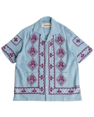 BAZISZT Casual Shirts - Azul