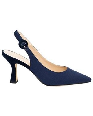 Lella Baldi Satin Slingback - Blau
