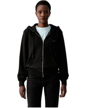 KENZO Hoodies & Sweatvesten ,Zwart ,Zip-Throughs