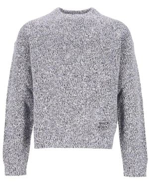 Maison Kitsuné Round-Neck Knitwear - Gris