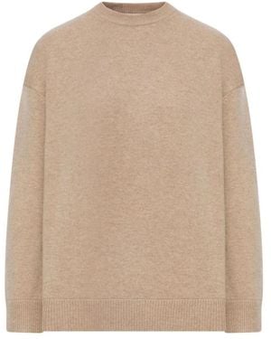 Max Mara Ottavo Trui Met Ronde Hals - Naturel