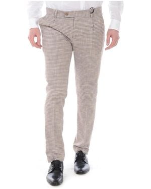 Daniele Alessandrini Slim-Fit Trousers - Grey