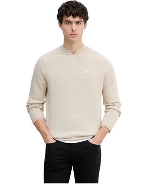 Emporio Armani Truien & Vesten ,Katoen Cotton Sweater - Naturel