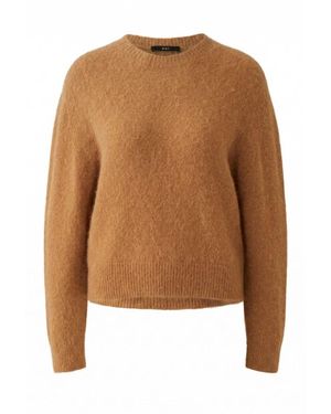 Ouí Rundhals-Strickpullover - Braun