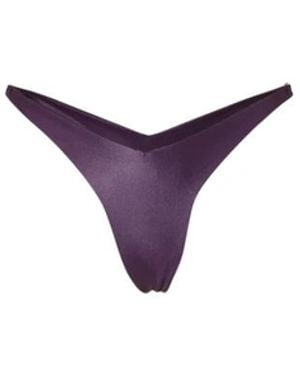 Gcds Metallic Logo Clip Slip - Lila