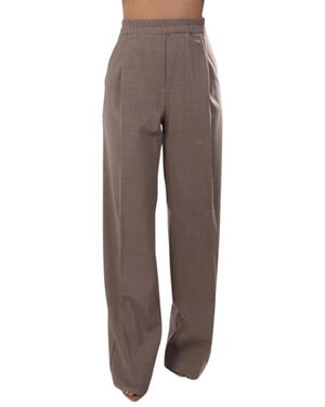 Marella Wide Trousers - Brown