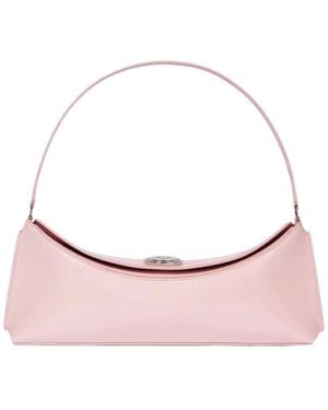 Jacquemus Hellrosa Lackleder Clutch Tasche - Pink