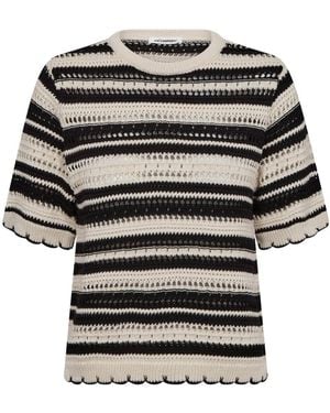 co'couture Rundhals-Strickwaren - Schwarz