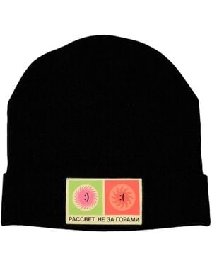 Rassvet (PACCBET) Beanie mit grafischem patch - Schwarz