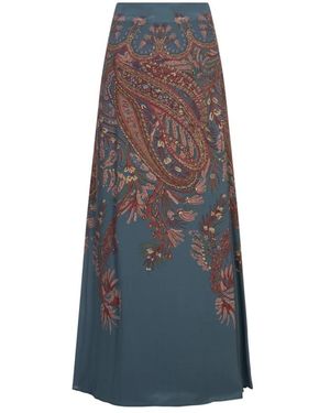 Etro Maxi Skirts - Blue