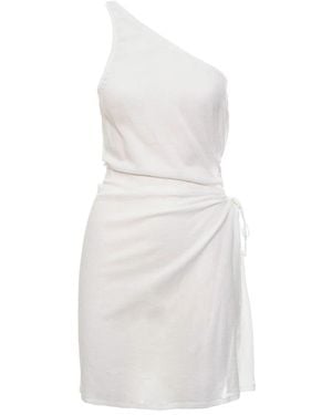 FK Leichtes Kurzes Strandkleid - Weiß