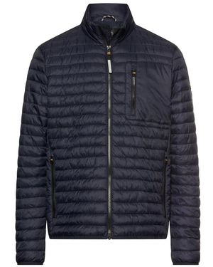 Camel Active Blouson Met Opstaande Kraag - Blauw