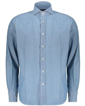 Moorer Casual Shirts - Blue